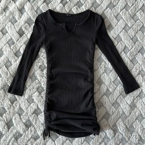 Black Jersey dress with long sleeves. Girls size 8